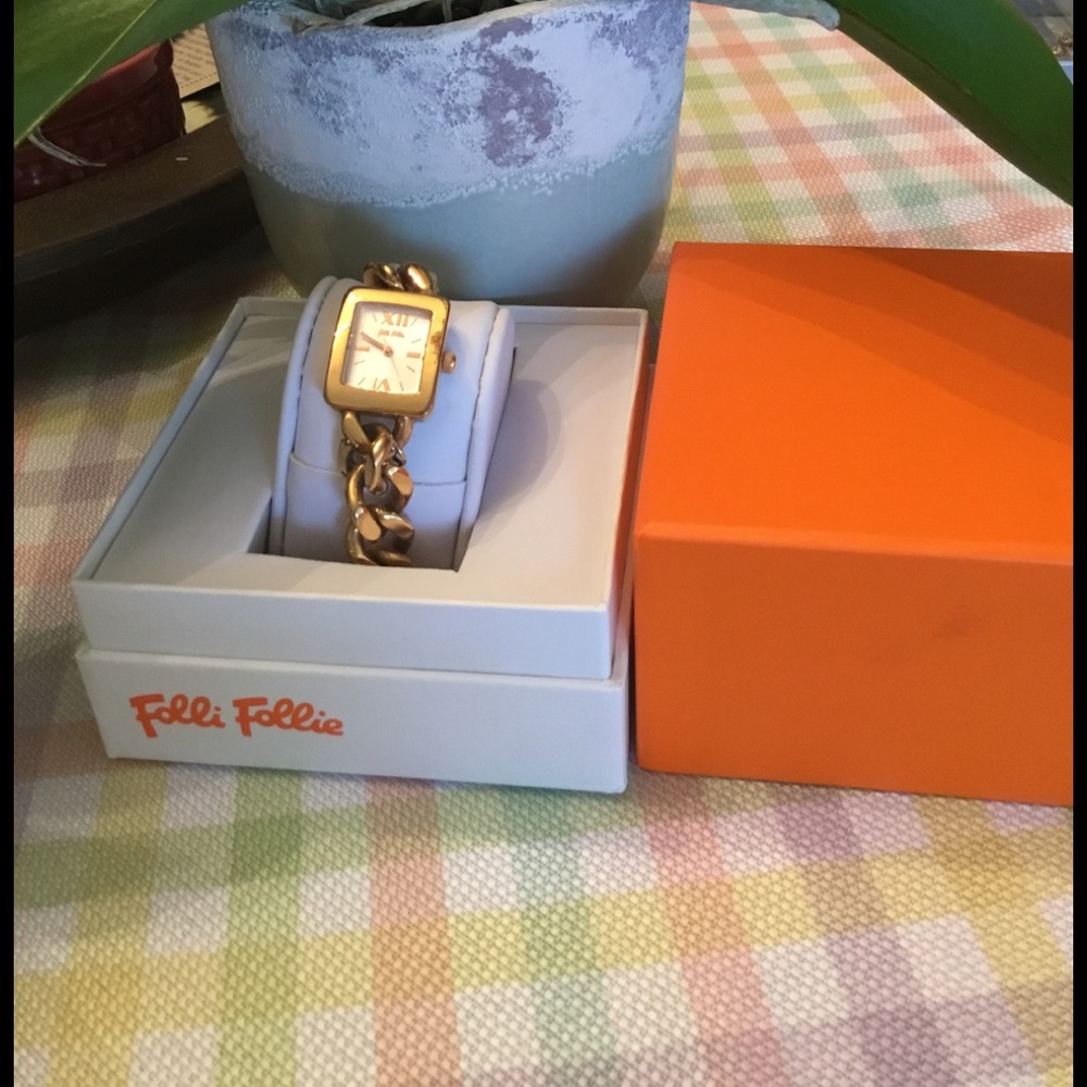 FOLLI FOLLIE ROSE GOLD WATCH & BRACELET XLNTCOND⚜️